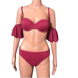 Seekers Australia Maroon Berry Bikini Set Brand New Size 8 or 10 New